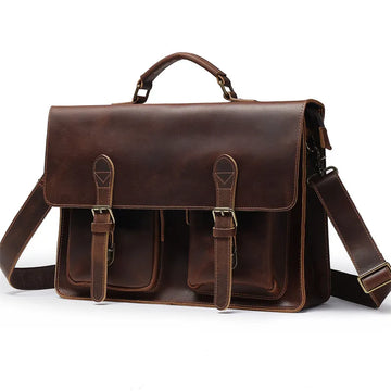 Men's Crossbody Computer Bag with Shoulder Strap